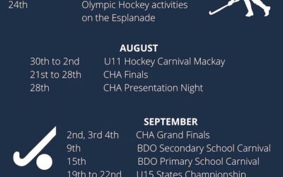 Cairns Hockey Calendar of Events