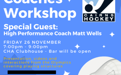 Coaches Workshop with Hockey Queensland High Performance Coach Matt Wells